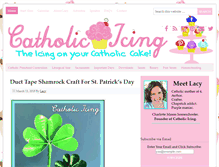 Tablet Screenshot of catholicicing.com
